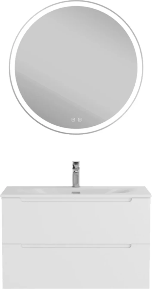 Мебель для ванной комнаты BelBagno Etna 90 bianco lucido, раковина BB-8099-90