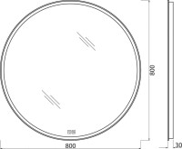 Мебель для ванной комнаты BelBagno Etna 90 bianco lucido, раковина BB-8099-90