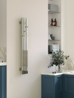 Полотенцесушитель водяной Сунержа Сатерленд Pro 00-0457-1215 120x20 см, глянцевый хром, I-образный