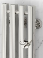 Полотенцесушитель водяной Сунержа Сатерленд Pro 00-0457-1215 120x20 см, глянцевый хром, I-образный