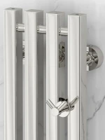 Полотенцесушитель водяной Сунержа Сатерленд Pro 00-0457-1215 120x20 см, глянцевый хром, I-образный