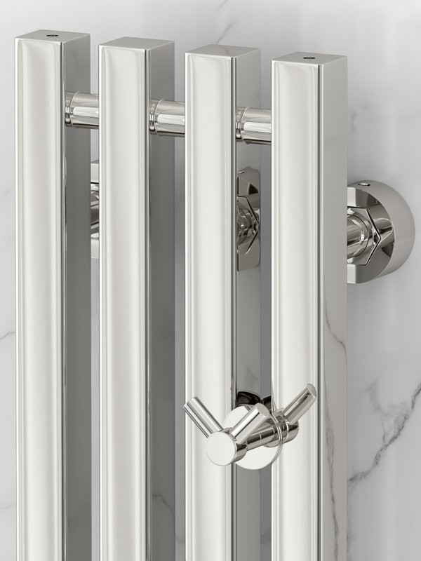 Полотенцесушитель водяной Сунержа Сатерленд Pro 00-0457-1215 120x20 см, глянцевый хром, I-образный