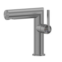 Смеситель для раковины Abber Perfekte 316 AF8A10BGG оружейная брашированная сталь Смеситель для раковины Abber Perfekte 316 AF8A10BGG оружейная брашированная сталь