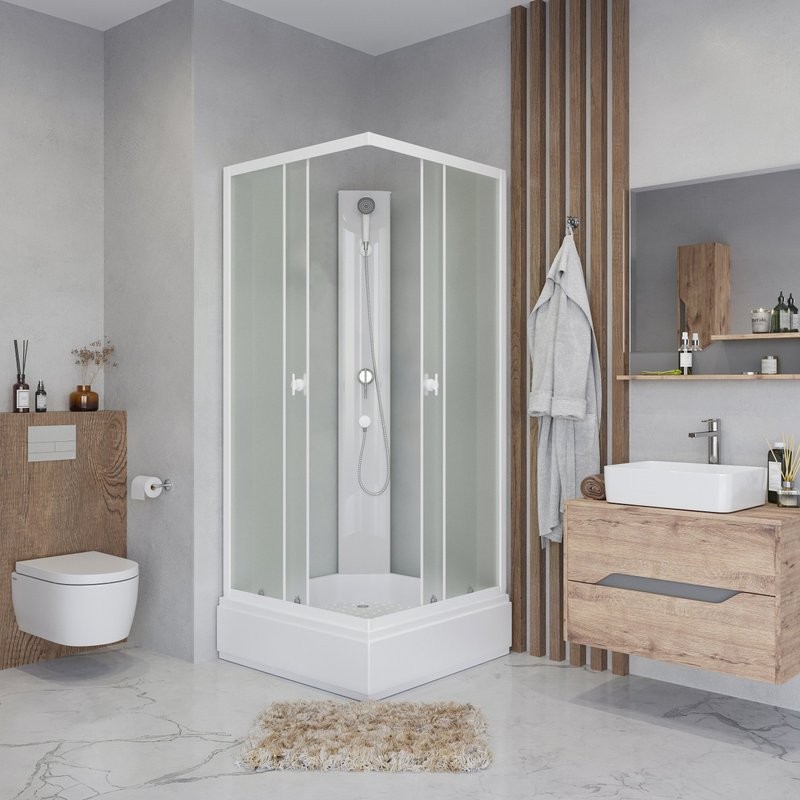 Душевая кабина Niagara Promo P90/26Q/MT/BK 90х90 см, без крыши