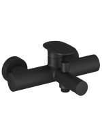 Смеситель для ванны с душем Ravak Spring SG 022.20BL черный матовый Смеситель для ванны с душем Ravak Spring SG 022.20BL черный матовый