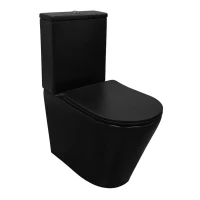 Унитаз-компакт напольный AZARIO Black Queen AZ-8380 матовый черный Унитаз-компакт напольный AZARIO Black Queen AZ-8380 матовый черный