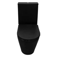 Унитаз-компакт напольный AZARIO Black Queen AZ-8380 матовый черный Унитаз-компакт напольный AZARIO Black Queen AZ-8380 матовый черный