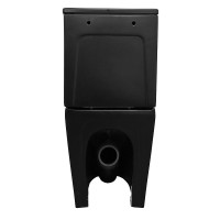 Унитаз-компакт напольный AZARIO Black Queen AZ-8380 матовый черный