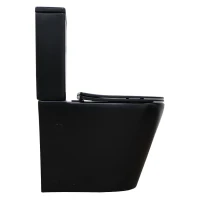 Унитаз-компакт напольный AZARIO Black Queen AZ-8380 матовый черный Унитаз-компакт напольный AZARIO Black Queen AZ-8380 матовый черный