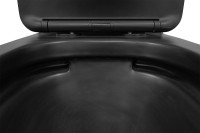 Унитаз-компакт напольный AZARIO Black Queen AZ-8380 матовый черный