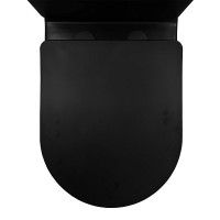Унитаз-компакт напольный AZARIO Black Queen AZ-8380 матовый черный