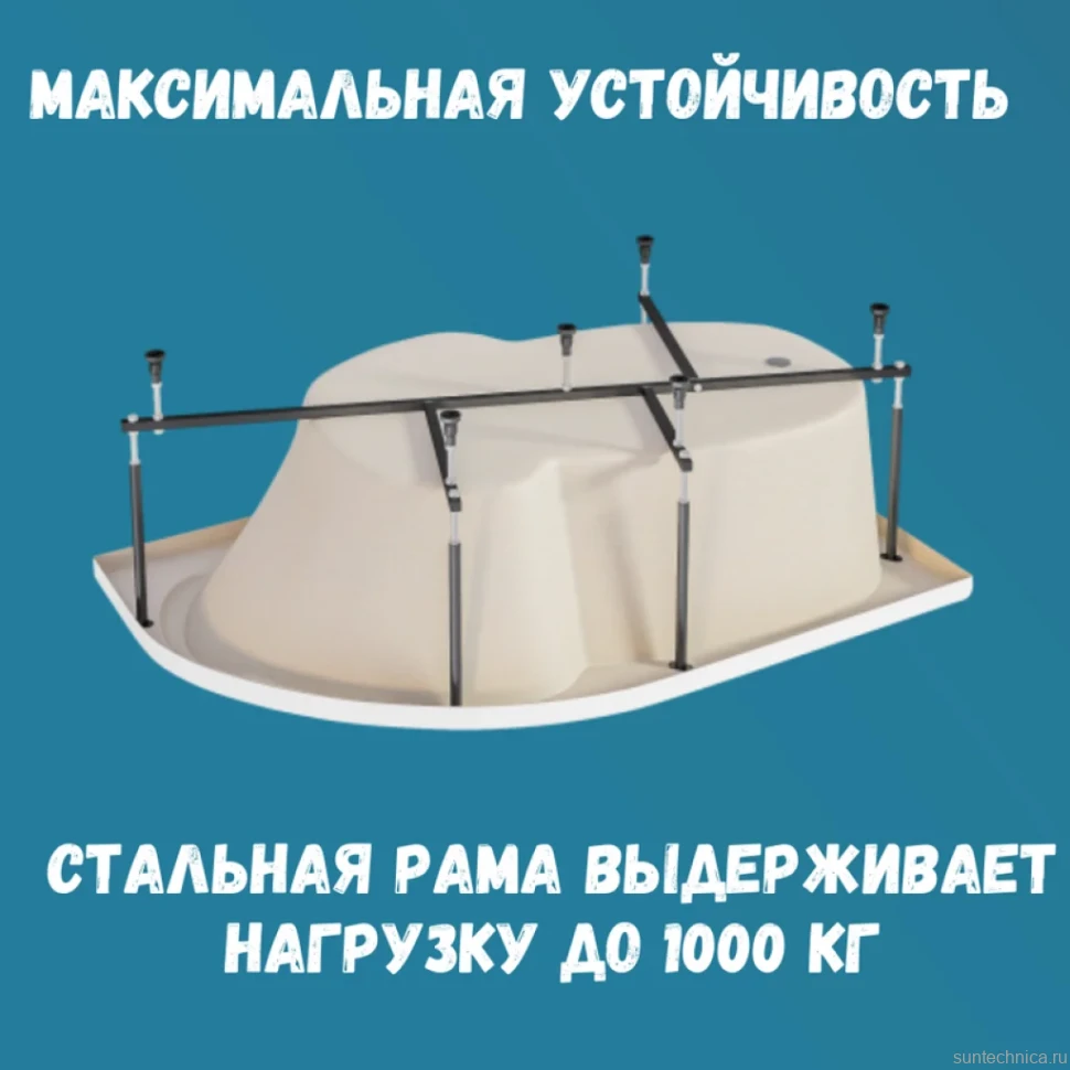 Акриловая ванна 1MarKa Diana R Стандарт 2+ 160x100 см, угловая, правая, встраиваемая, белая, асимметричная, с каркасом, с сиденьем, со сливом-переливом
