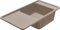 Мойка кухонная AQUATON Беллис 97 серый шелк