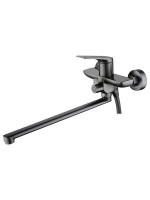 Смеситель с длинным изливом для ванны AZARIO Lursy AZ-K1749GR серый графит Смеситель с длинным изливом для ванны AZARIO Lursy AZ-K1749GR серый графит