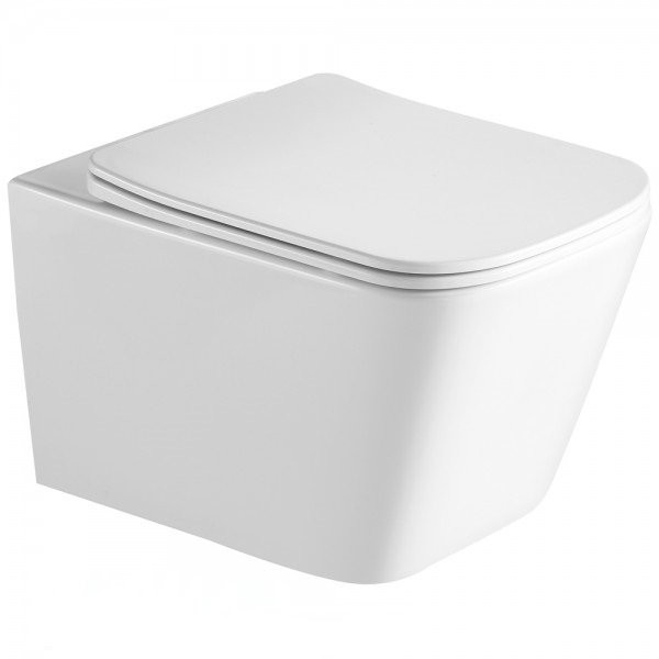 Унитаз подвесной SantiLine SL-5007T белый