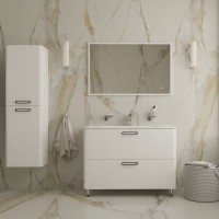 Тумба с раковиной IDDIS Brick 100 напольная