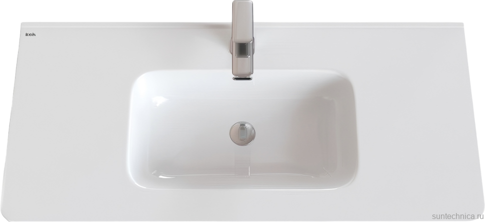 Тумба с раковиной IDDIS Brick 100 напольная