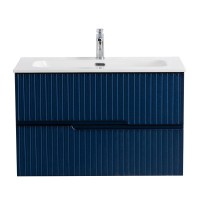 Мебель для ванной комнаты Cezares Duet 80 sapfiro, раковина Cezares CZR-8073-80