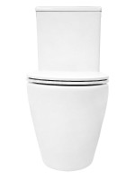 Унитаз-компакт напольный AZARIO Verona AZ-8301 безободковый, с микролифтом, глянцевый белый