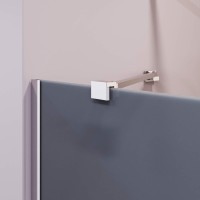 Шторка на ванну RGW SC-151 60 см, профиль хром, стекло серое