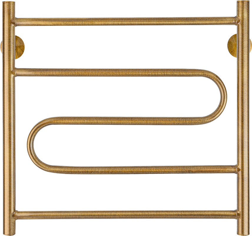 Полотенцесушитель водяной Secado Валенсия 2 65x55 см, бронза, лесенка, латунь