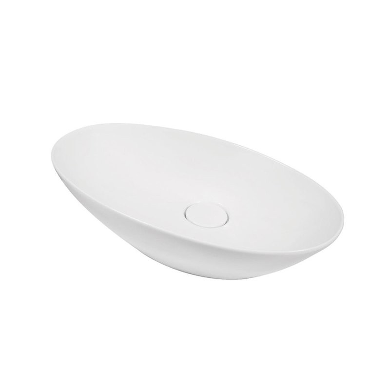 Тумба с раковиной Dreja Luno 100 напольная, со столешницей, белый глянец