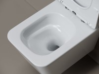 Унитаз подвесной Ceramicanova Miro, торнадо 3.0, сиденье микролифт, белый, CN11003T