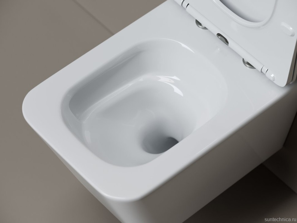 Унитаз подвесной Ceramicanova Miro, торнадо 3.0, сиденье микролифт, белый, CN11003T