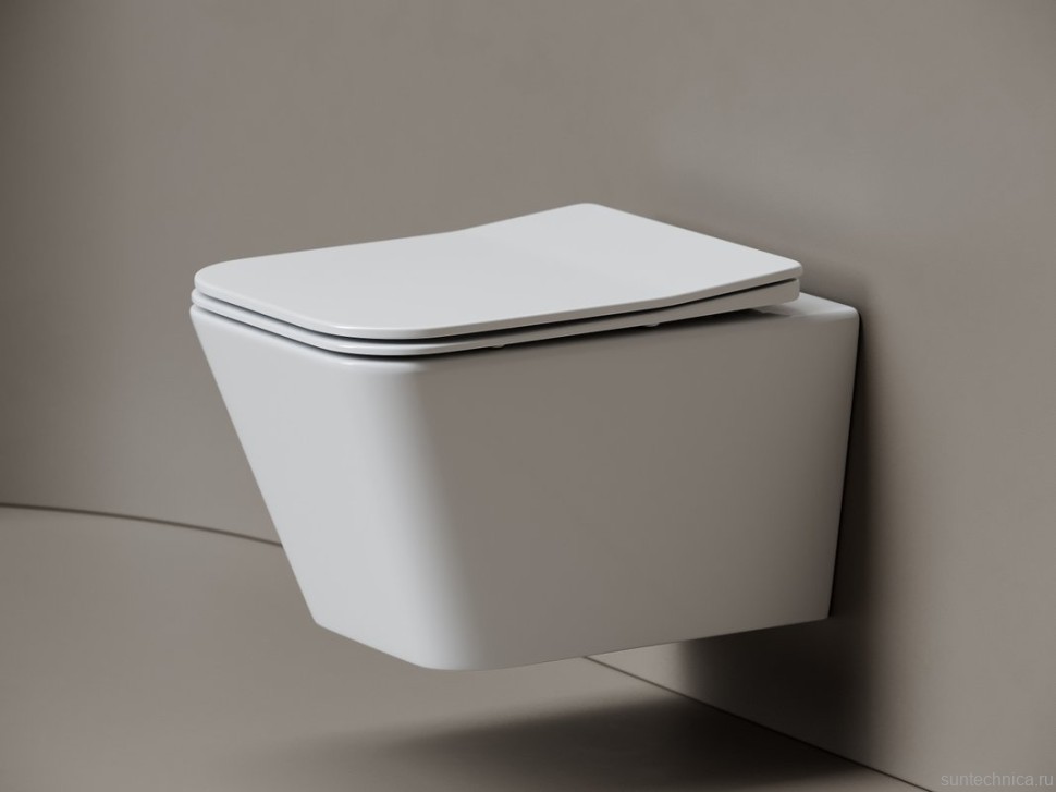 Унитаз подвесной Ceramicanova Miro, торнадо 3.0, сиденье микролифт, белый, CN11003T