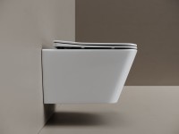 Унитаз подвесной Ceramicanova Miro, торнадо 3.0, сиденье микролифт, белый, CN11003T