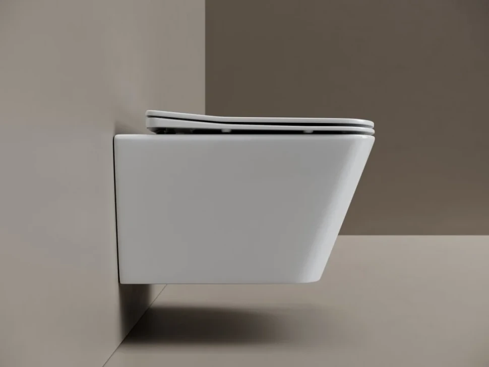 Унитаз подвесной Ceramicanova Miro, торнадо 3.0, сиденье микролифт, белый, CN11003T