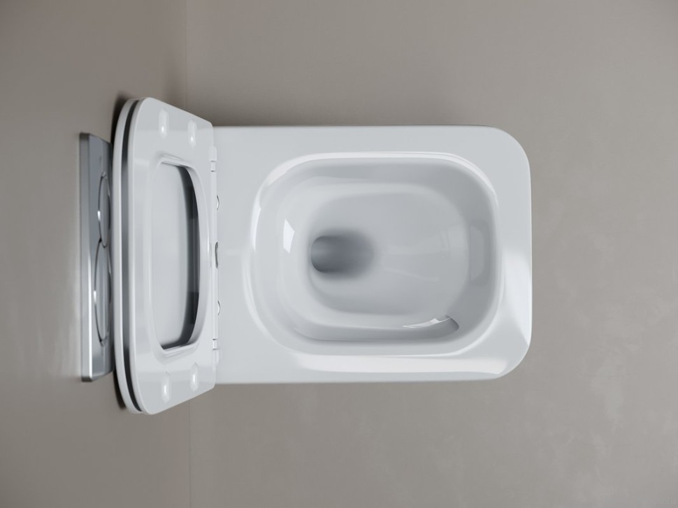 Унитаз подвесной Ceramicanova Miro, торнадо 3.0, сиденье микролифт, белый, CN11003T