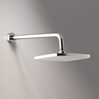 Душевая система с тропическим душем Damixa Gala 953520000 хром, скрытого монтажа, смеситель для 2 потребителей, верхний душ, встраиваемый душевой комплект, гарантия 10 лет, Дания