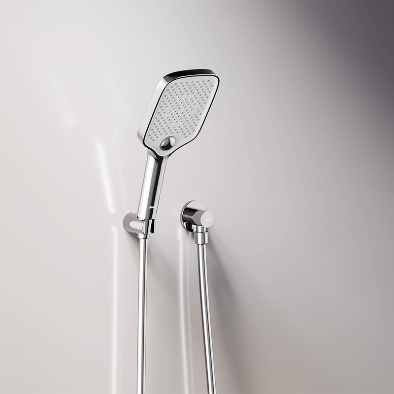 Душевая система с тропическим душем Damixa Gala 953520000 хром, скрытого монтажа, смеситель для 2 потребителей, верхний душ, встраиваемый душевой комплект, гарантия 10 лет, Дания