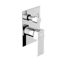 Душевая система с тропическим душем Damixa Gala 953520000 хром, скрытого монтажа, смеситель для 2 потребителей, верхний душ, встраиваемый душевой комплект, гарантия 10 лет, Дания