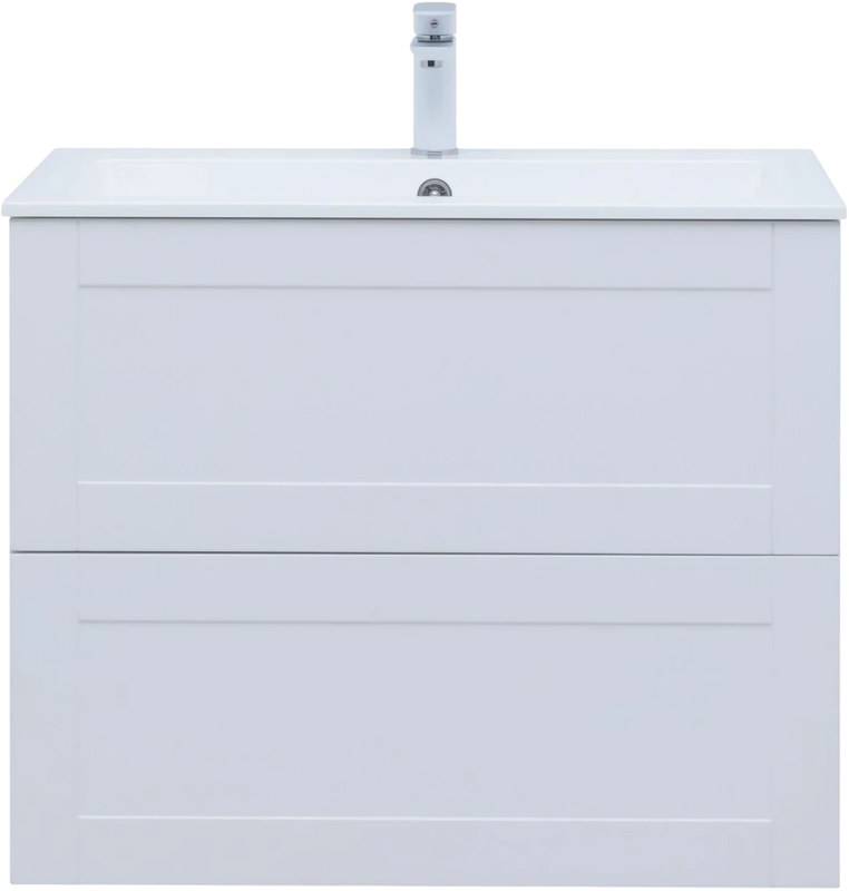 Мебель для ванной комнаты Aquanet Терра 80 подвесная, белая матовая