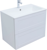 Мебель для ванной комнаты Aquanet Терра 80 подвесная, белая матовая