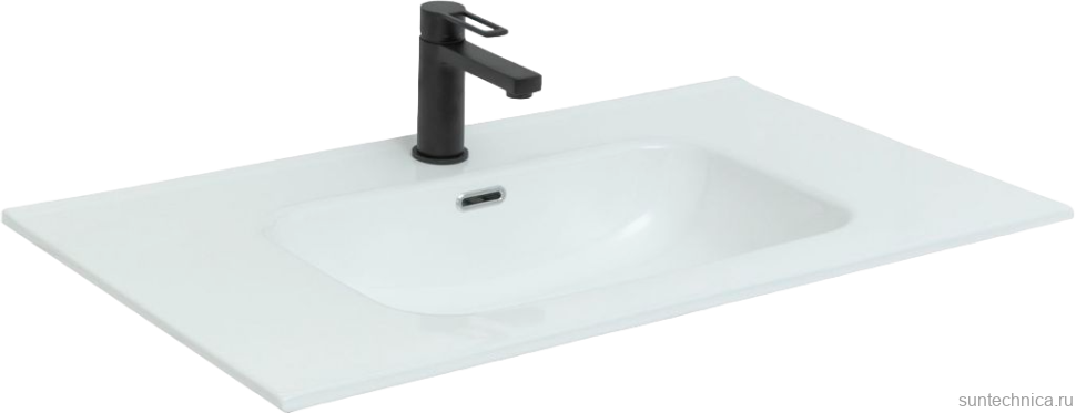 Мебель для ванной комнаты Aquanet Джейн (Flat) 90 подвесная, белая матовая