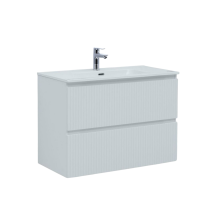 Мебель для ванной комнаты Aquanet Джейн (Flat) 90 подвесная, белая матовая