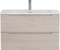 Тумба с раковиной BelBagno Etna 80 rovere grigio, раковина BB-8099-80