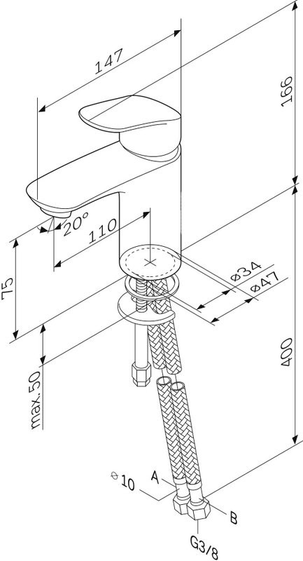 Смеситель для раковины AM.PM Like F8092116