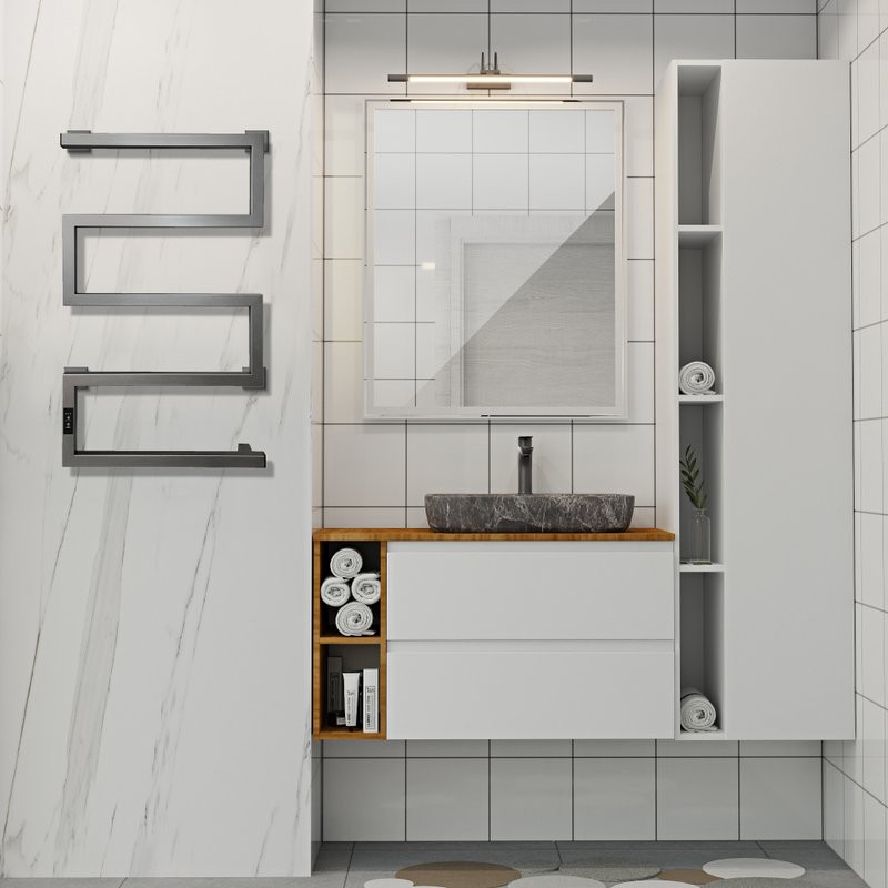 Полотенцесушитель электрический Indigo Sparta DGS80-50GFMRt graphite metallic
