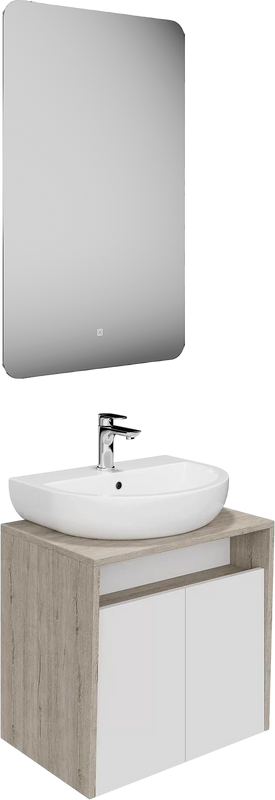 Мебель для ванной комнаты KERAMA MARAZZI Pro 60 белая глянцевая