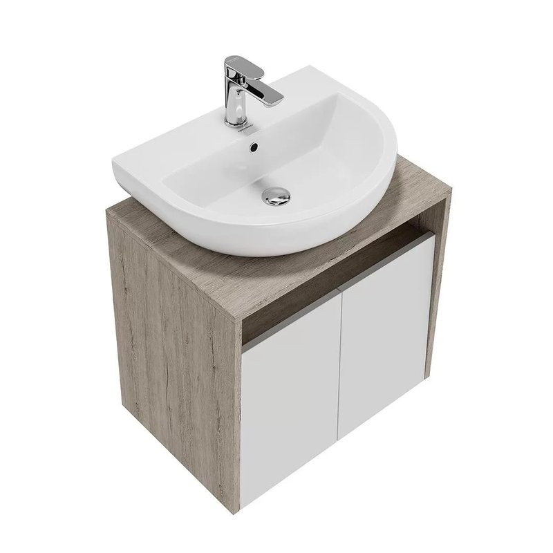 Мебель для ванной комнаты KERAMA MARAZZI Pro 60 белая глянцевая