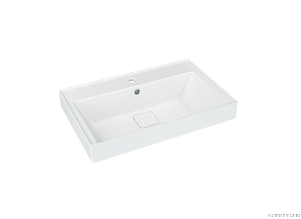 Тумба с раковиной Aqwella Vancouver 70 напольная, белая