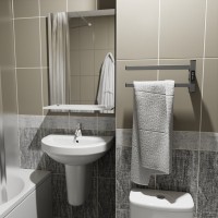 Полотенцесушитель электрический Маргроид Cook 1840-1081-7024R 19.5х40.5 R, графитовый серый