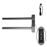 Полотенцесушитель электрический Маргроид Cook 1840-1081-7024R 19.5х40.5 R, графитовый серый