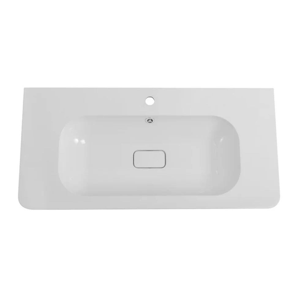 Мебель для ванной комнаты Cezares Relax 100 bianco lucido, раковина Cezares CZR-1000/480-LV-MR-NV