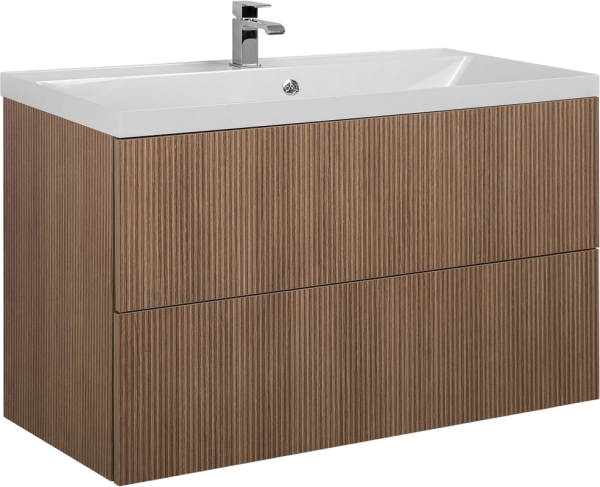 Тумба под раковину Art&Max Verona-Push 100 подвесная, kadena wood