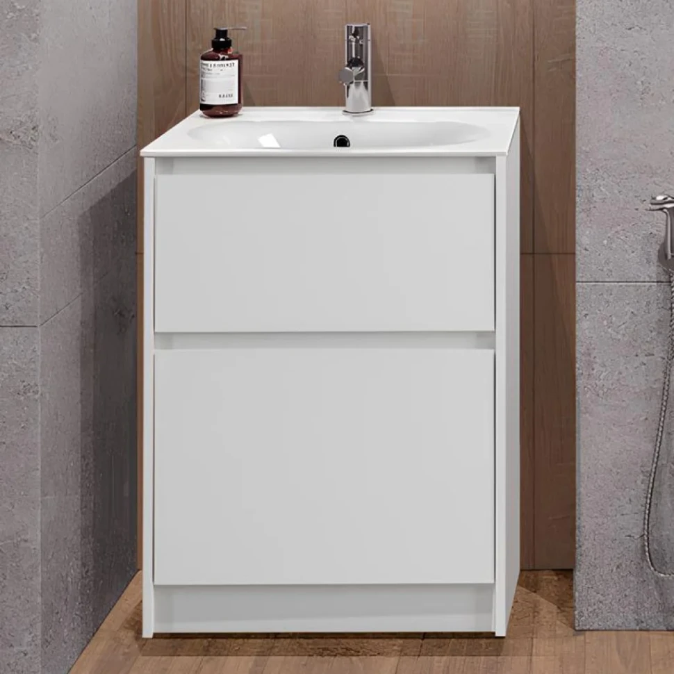 Тумба под раковину BelBagno Kraft 60 напольная, bianco opaco